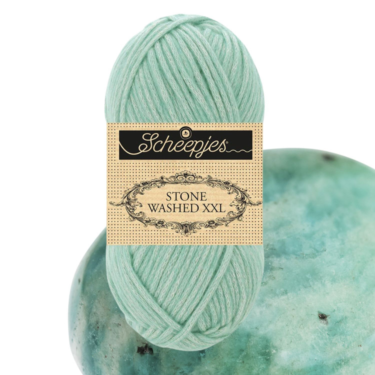 Scheepjes Stone Washed XXL 853 Amazonite - kék fonal
