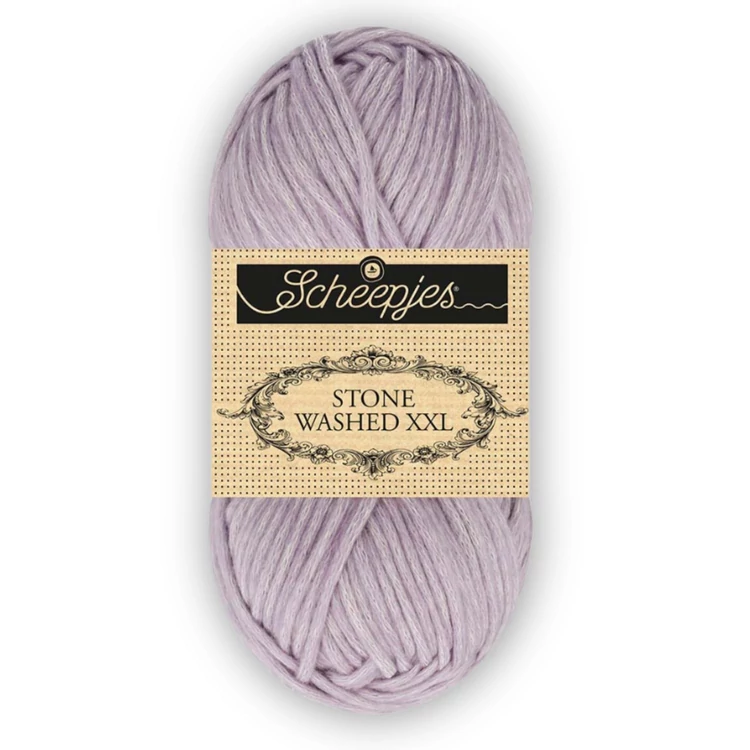 Scheepjes Stone Washed XXL 858 Lilac Quartz - lila vastag fonal