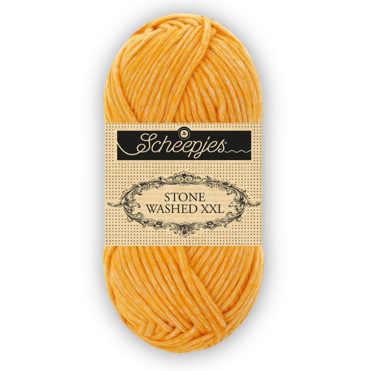 Scheepjes Stone Washed XXL 878 Orpiment - sárga fonal
