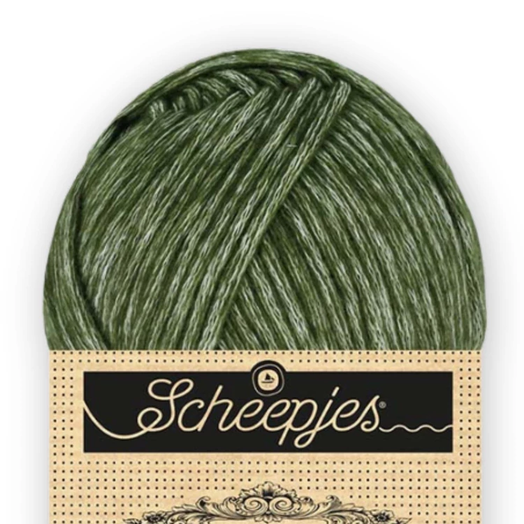 Scheepjes Stone Washed XXL 891 Chlorite Green - sötétzöld vastag fonal