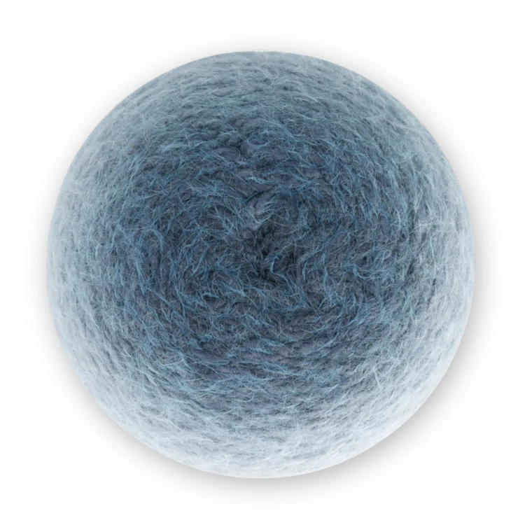 Scheepjes Snowfall 12 Black Ice - gradient yarn - kékes fekete színátmenetes fonal
