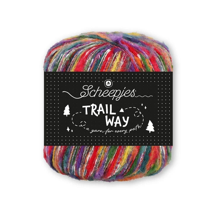 Scheepjes Trailway 002 Horizon  - sokszínű tweed kísérő fonal - tweed carry-along yarn