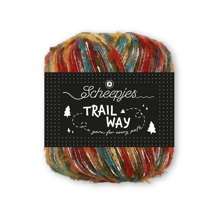 Scheepjes Trailway 008 Autumn Leaves  - sokszínű tweed kísérő fonal - tweed carry-along yarn