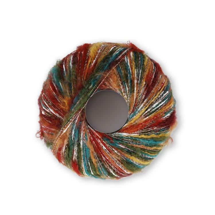 Scheepjes Trailway 008 Autumn Leaves  - sokszínű tweed kísérő fonal - tweed carry-along yarn