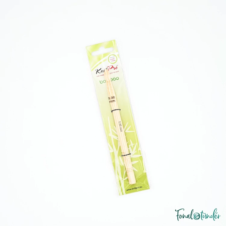 knitpro bamboo - horgolótű - crochet hook - 9mm