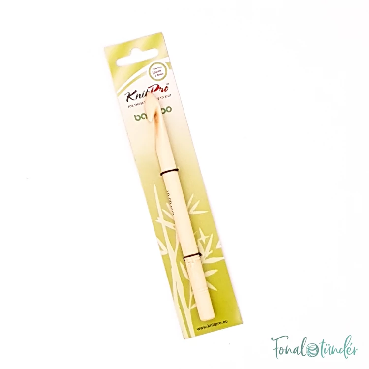 knitpro bamboo - horgolótű - crochet hook - 10mm - kep3
