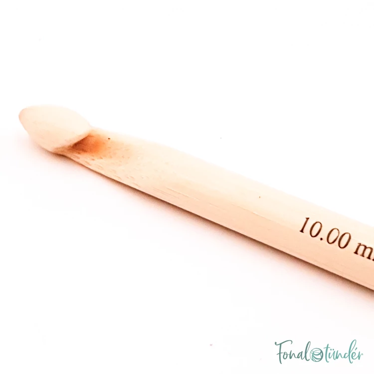 knitpro bamboo - horgolótű - crochet hook - 10mm - kep2