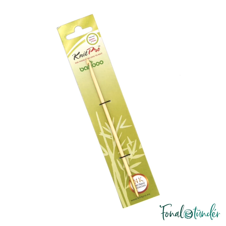KnitPro Bamboo Tunisian - tuniszi horgolótű - crochet hook - 4.5mm
