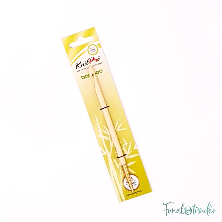 KnitPro Bamboo Tunisian - tuniszi horgolótű - crochet hook - 6.5mm - kep2