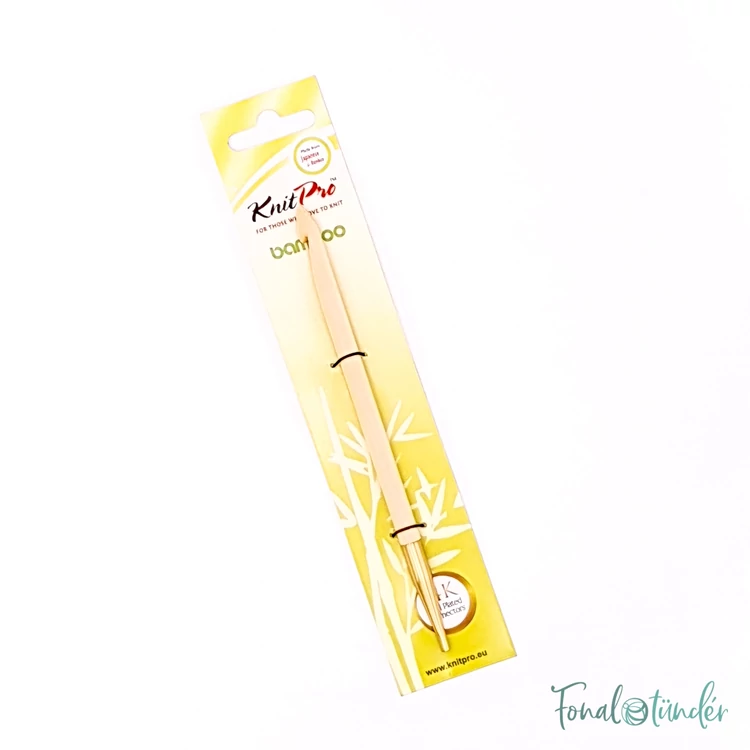 KnitPro Bamboo Tunisian - tuniszi horgolótű - crochet hook - 7mm - kep2