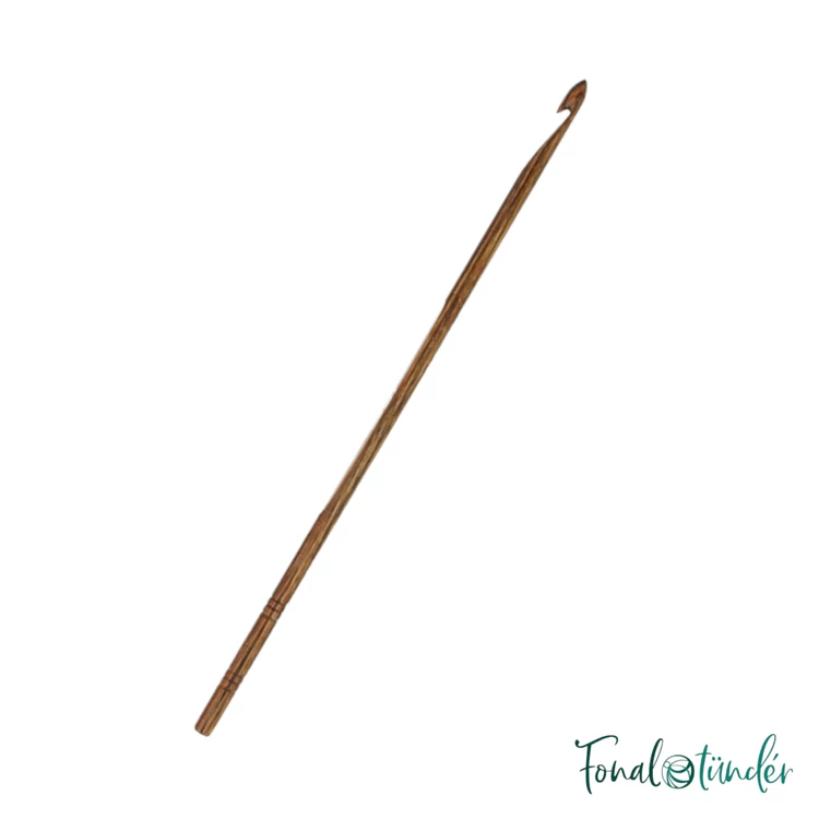 KnitPro Ginger - nemesfa horgolótű - wooden crochet hook - 4mm