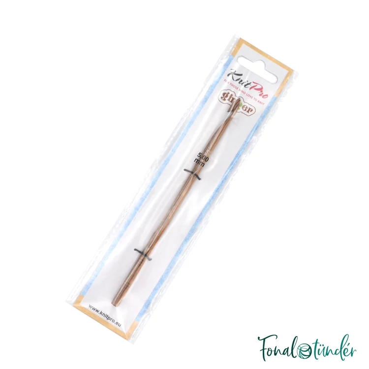 KnitPro Ginger - nemesfa horgolótű - wooden crochet hook - 3.5mm