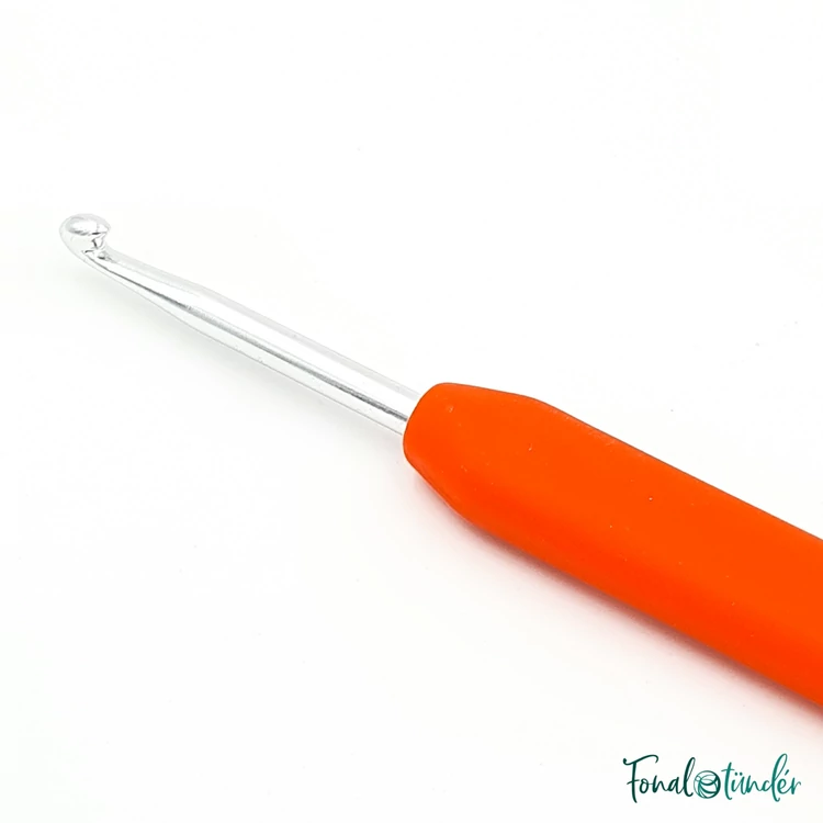 KnitPro Waves Tangerine 4mm - crochet hook - horgolótű