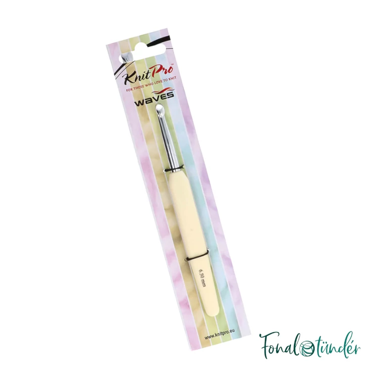 KnitPro Waves Creme 6.5mm - crochet hook - horgolótű - 2