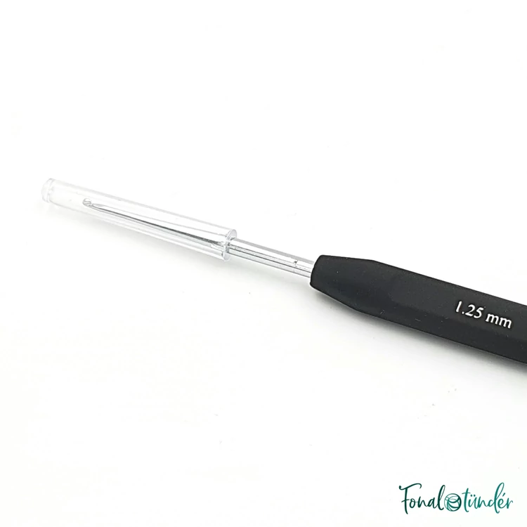 KnitPro Steel - crochet hook - horgolótű - 0.5 mm