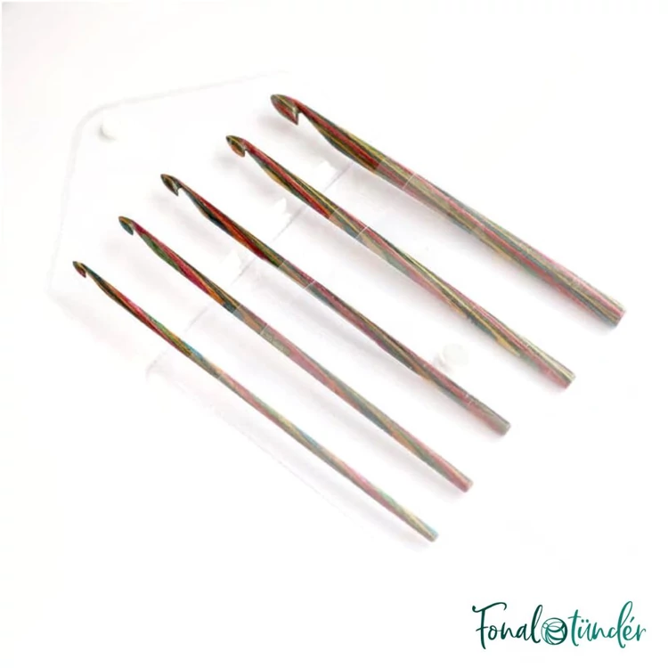KnitPro Symfonie Crochet Hook Set - fa horgolótű készlet - 3.5-8mm - 02