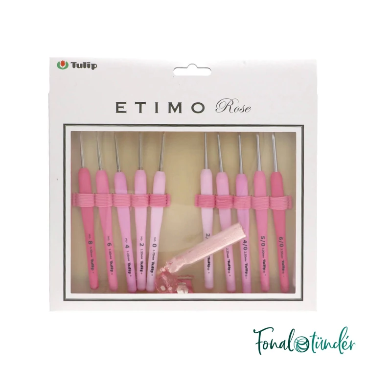 Tulip Etimo Rose Lace - horgolótű készlet - 0.9-3.5mm -crochet hook set - 05