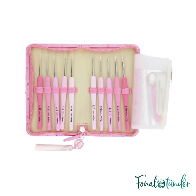 Tulip Etimo Rose Lace - horgolótű készlet - 0.9-3.5mm -crochet hook set - 04