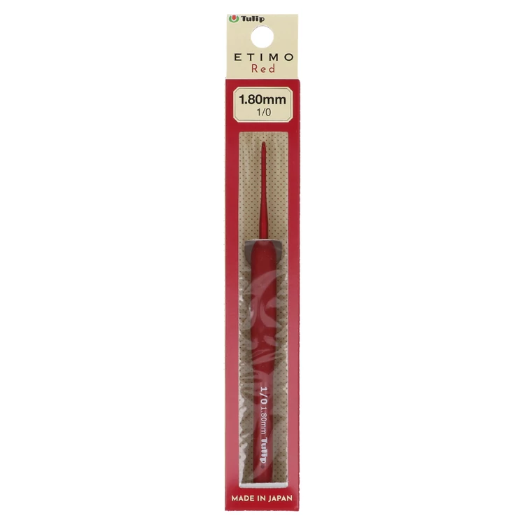 Tulip Etimo Red - crochet hook - japán horgolótű - 1.8 mm