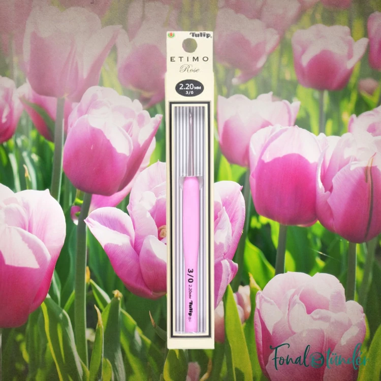 Tulip Etimo Rose - crochet hook - japán rózsaszín horgolótű - 2.2 mm - 02