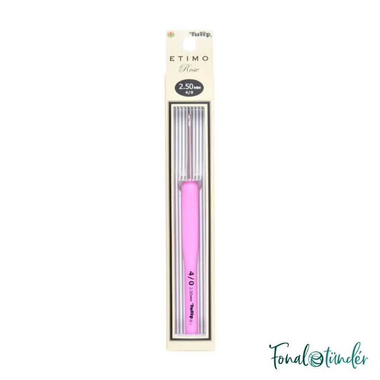 Tulip Etimo Rose - crochet hook - japán rózsaszín horgolótű - 2.5mm