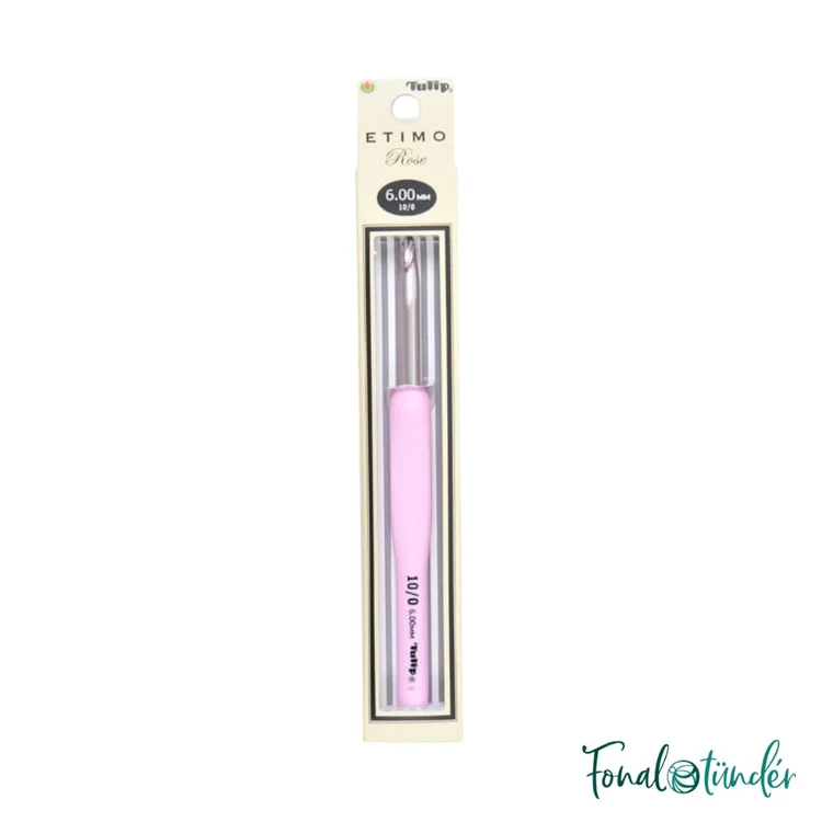 Tulip Etimo Rose - crochet hook - japán rózsaszín horgolótű - 6mm