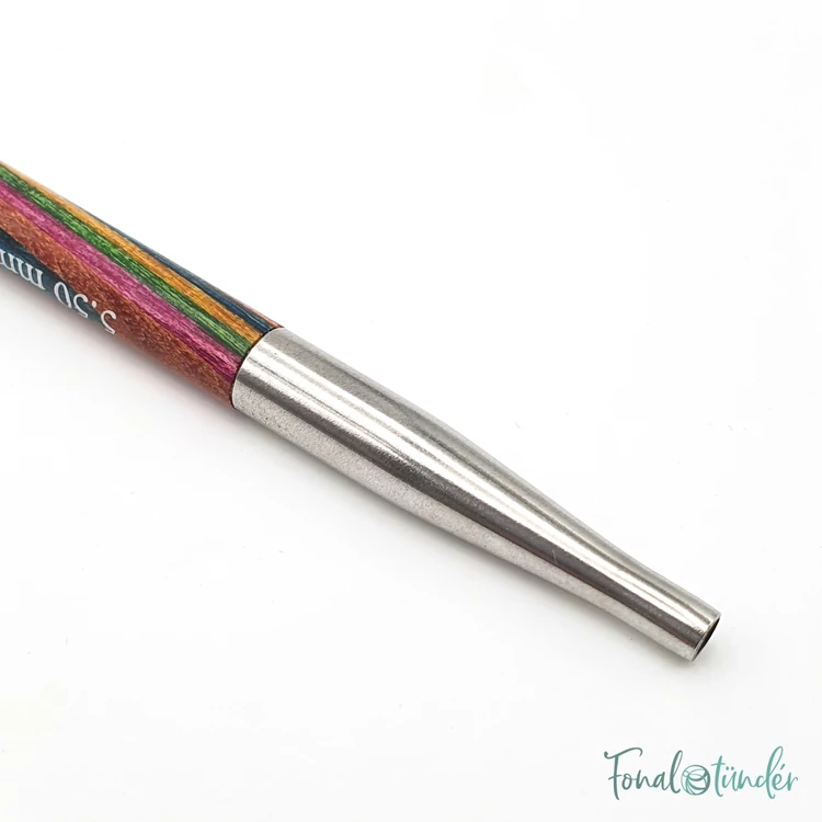 KnitPro Symfonie Tunisian hook - toldható nemesfa tuniszi horgolótű - 5.5mm - 03