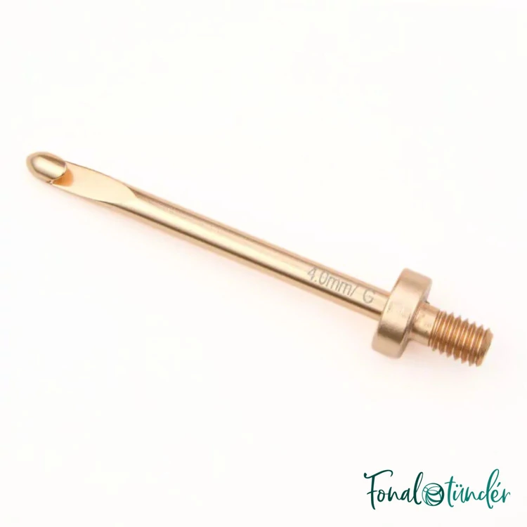 KnitPro Oasis - cserélhető végű horgolótű fej 4mm - interchangeable crochet hook tip