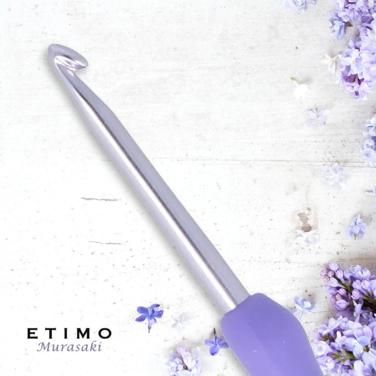 Tulip Etimo Murasaki - crochet hook - japán lila horgolótű - 3.5mm
