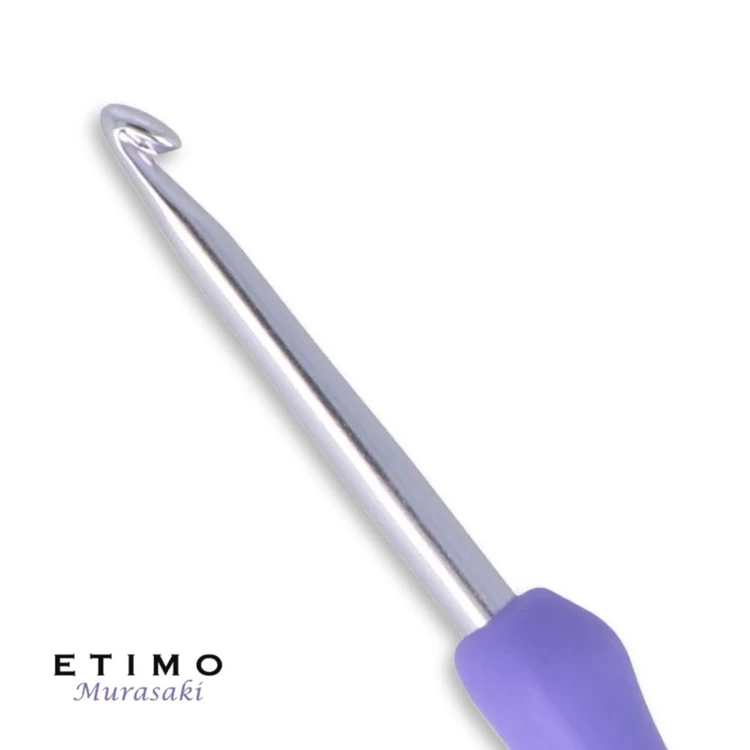 Tulip Etimo Murasaki - crochet hook - japán lila horgolótű - 3.75mm