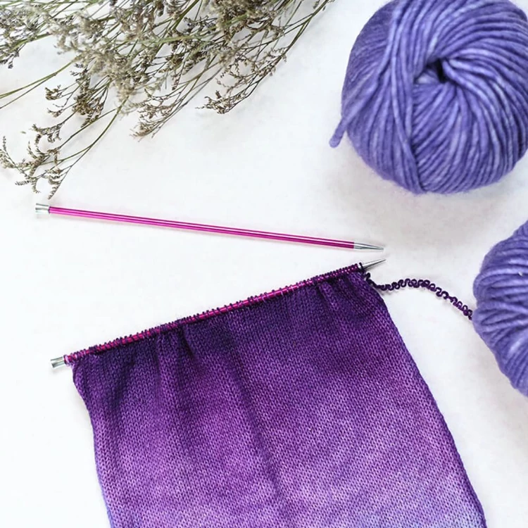 KnitPro Zing - egyenes kötőtű - single-pointed knitting needle - 40cm - 2.25mm