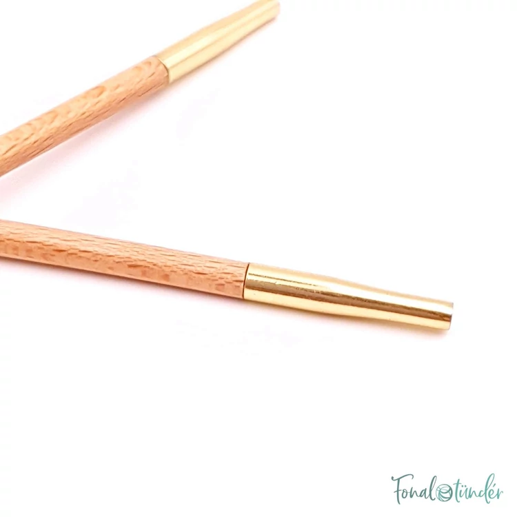 KnitPro Basix Birch - körkötőtű fej - knitting needle tip - 8.5cm - 4mm