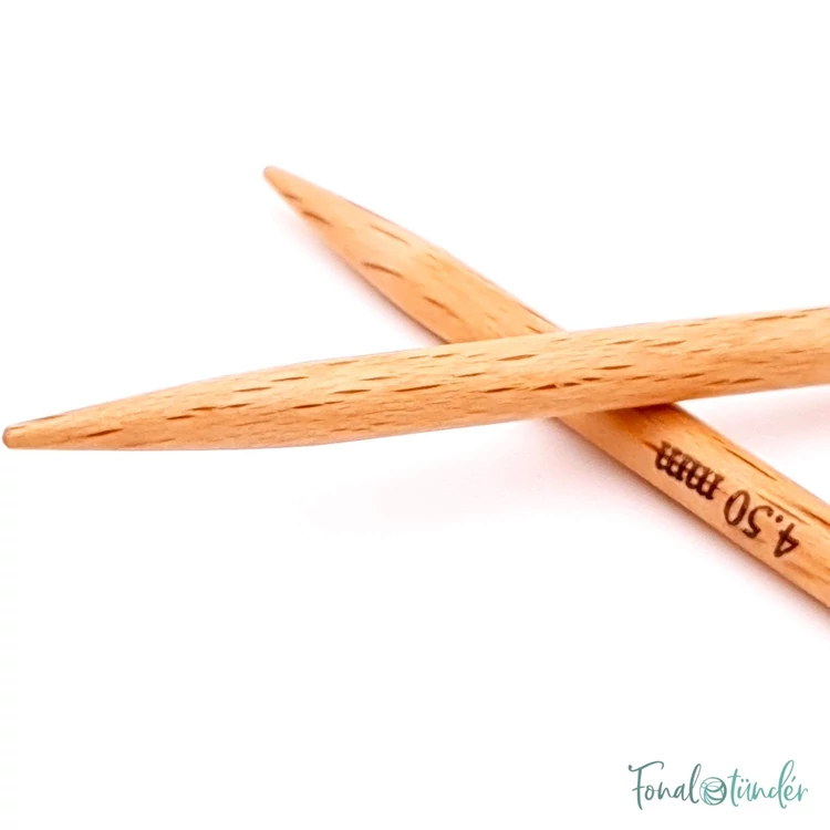 KnitPro Basix Birch - körkötőtű fej - knitting needle tip - 8.5cm - 4.5mm