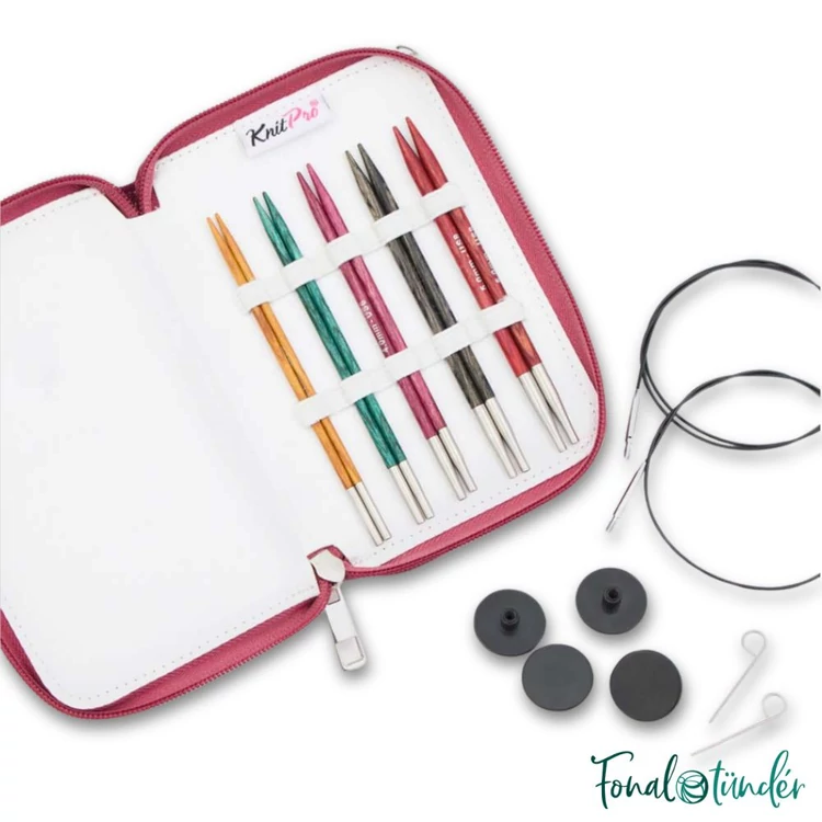 KnitPro Dreamz - interchangeable needle set - Starter - variálható körkötőtű készlet - 3-8mm