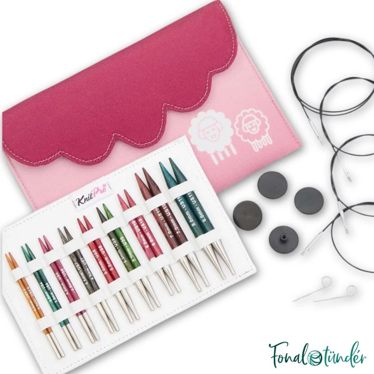 KnitPro Dreamz - interchangeable needle set - Delux - variálható körkötőtű készlet - 3-8mm