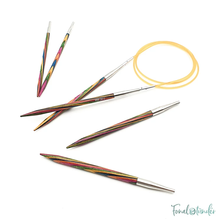 KnitPro Symfonie - cserélehető végű körkötőtű szett- knitting needle set - 4-6mm