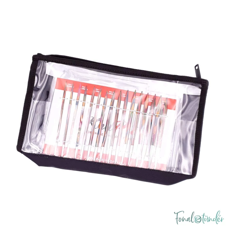 KnitPro Symfonie Delux - cserélehető végű körkötőtű szett- knitting needle set - 3.5-8mm