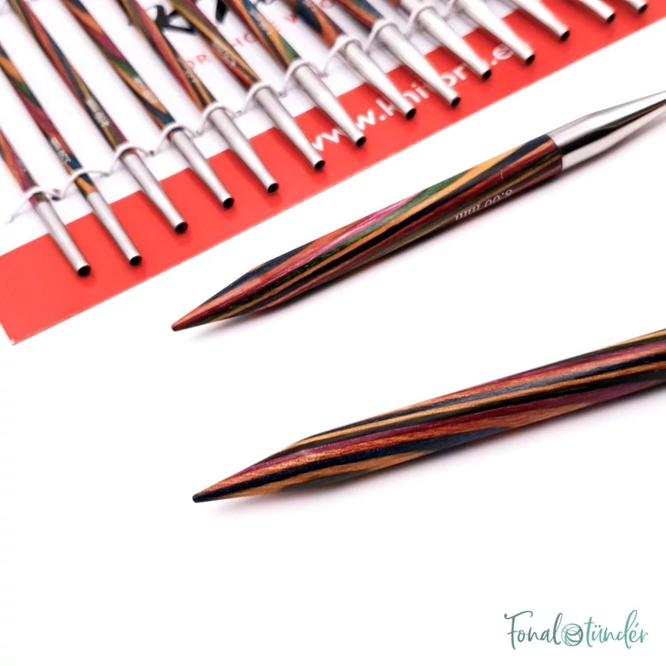 KnitPro Symfonie Delux - cserélehető végű körkötőtű szett- knitting needle set - 3.5-8mm