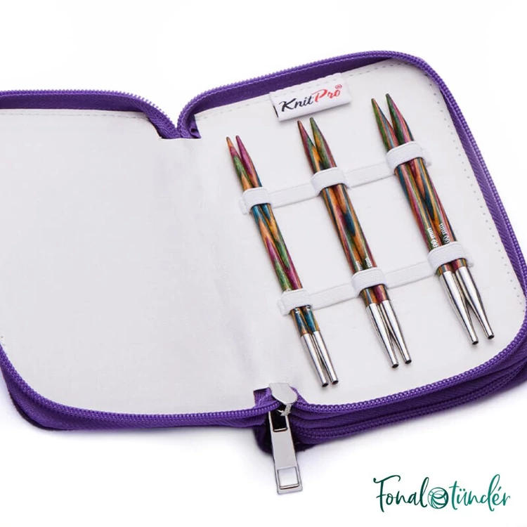 KnitPro Symfonie - cserélehető végű körkötőtű szett- knitting needle set - 4-6mm - 02