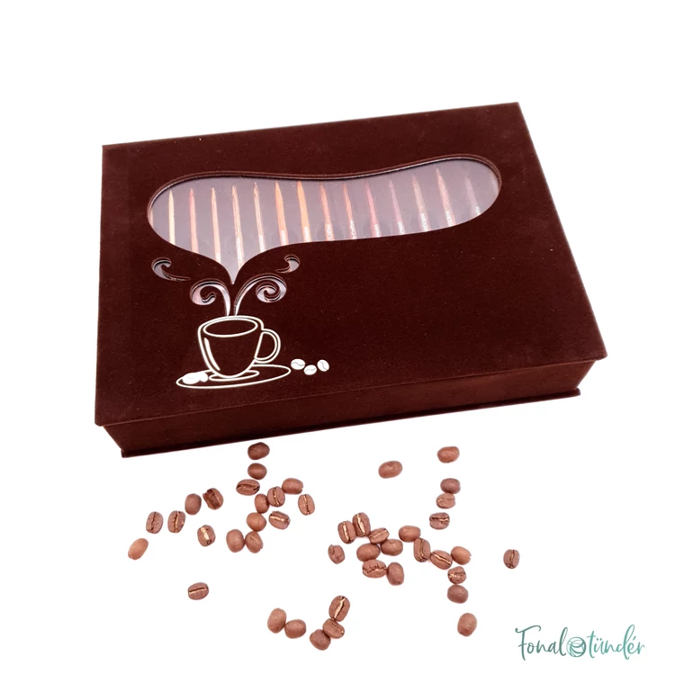 KnitPro Knit and Coffee - cserélehető végű körkötőtű szett- knitting needle set - 3-8mm