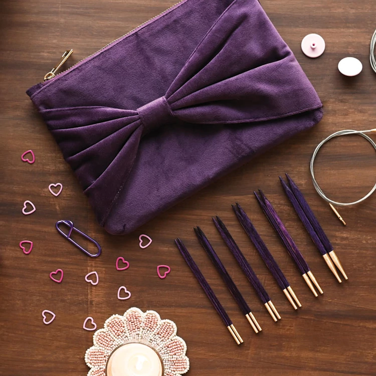 KnitPro J'Adore - exkluzív cserélehető végű körkötőtű szett- knitting needle set - 4-8mm