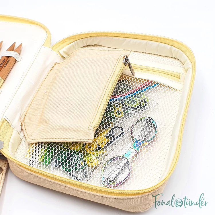 KnitPro Basix Beginner Set - interchangeable needle set - cserélehető végű körkötőtű szett -  3.5-8mm - 04