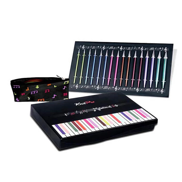 KnitPro Melodies of Life - cserélehető végű körkötőtű szett- knitting needle set - 3.5-8mm