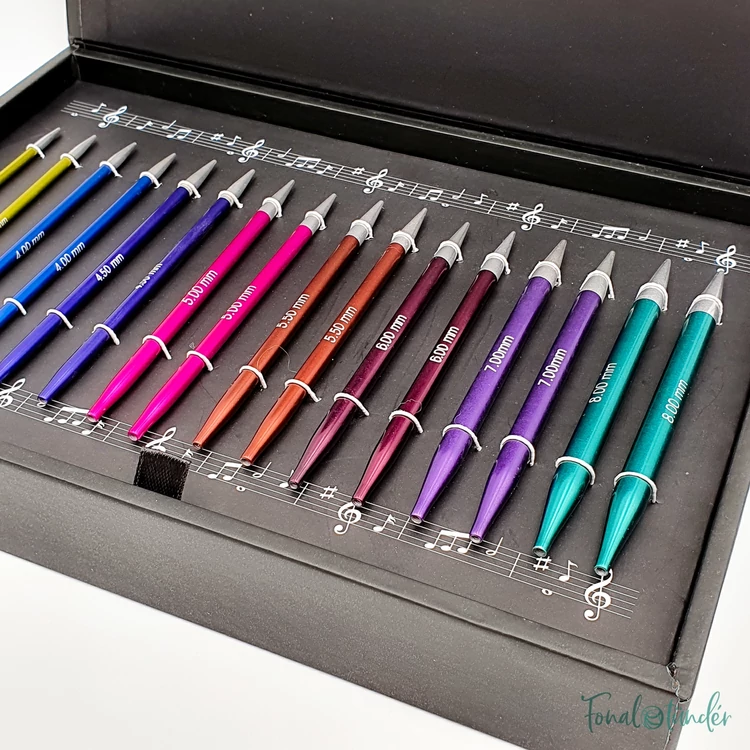 KnitPro Melodies of Life - cserélehető végű körkötőtű szett- knitting needle set - 3.5-8mm