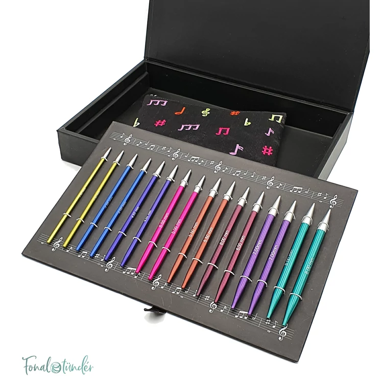 KnitPro Melodies of Life - cserélehető végű körkötőtű szett- knitting needle set - 3.5-8mm