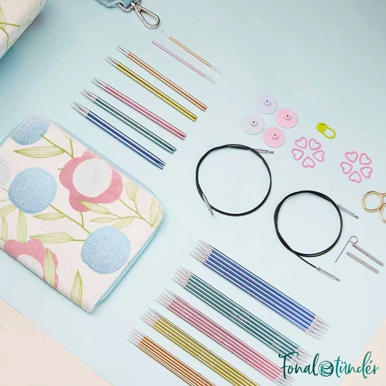 KnitPro Sweet Affair knitting needle set - Limitált kötőtű és fonal készlet - 05