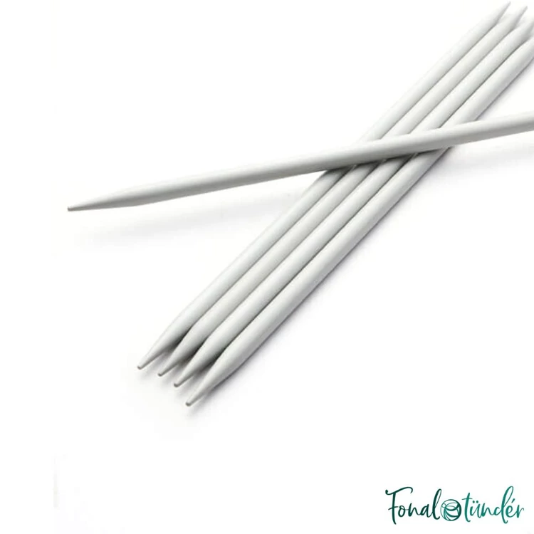 KnitPro Aluminium - zoknikötőtű - dp knitting needle - 15cm - 5mm