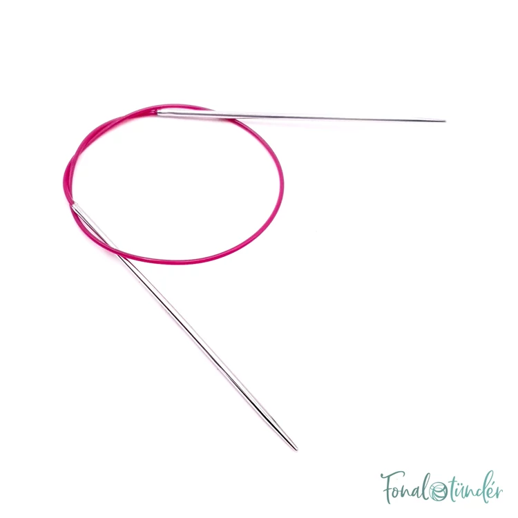 KnitPro Nova Metal - fix körkötőtű - fixed circular needle - 80cm - 2.25mm - kep2