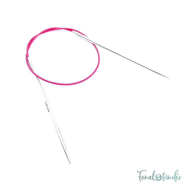 KnitPro Nova Metal - fix körkötőtű - fixed circular needle - 40cm - 2.5mm