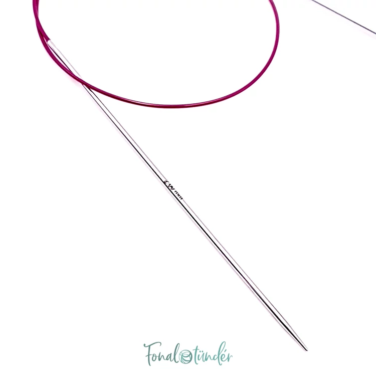 KnitPro Nova Metal - fix körkötőtű - fixed circular needle - 60cm - 2mm - kep2